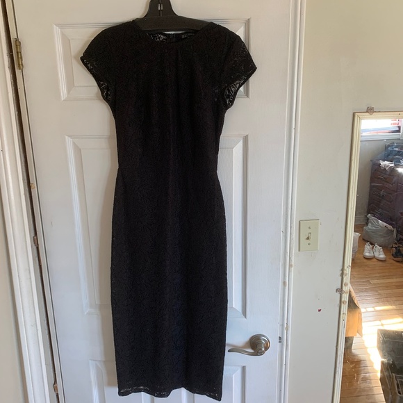 NWOT worn once Double Zara Dress, Lace attached to spaghetti dress, Xs-Sm - Picture 1 of 4